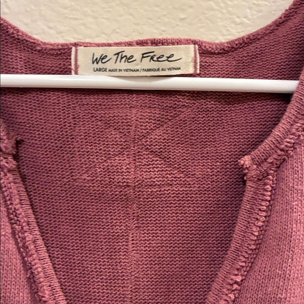 We The Free Off-the-Shoulder Sweater - Mauve - Picture 3 of 4